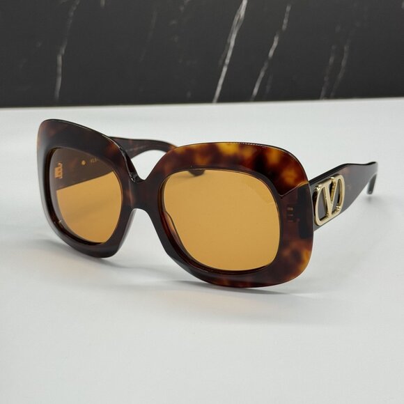 NEW VALENTINO VLS-180C HAVANA BROWN SUNGLASSES VALENTINO main image 8